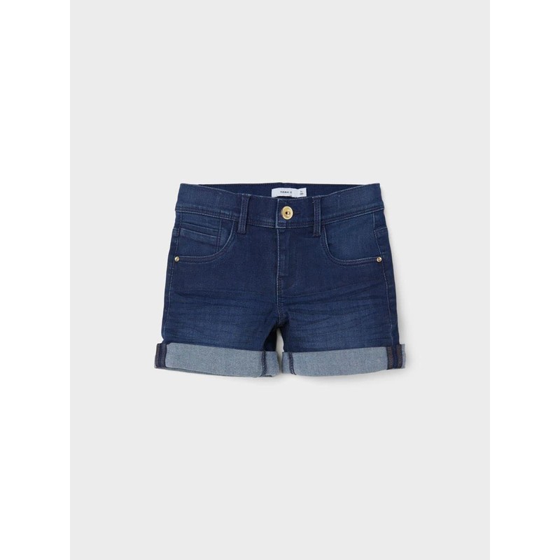 NAME IT Women's Shorts, Medium blue (medium blue denim)