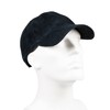 HATSQUARE Suede Leather Baseball Cap Adjustable Dad Plain Hat Stylish