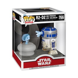 Funko Funko Pop! Deluxe: Star Wars: R2-D2 and Princess Leia Hologram