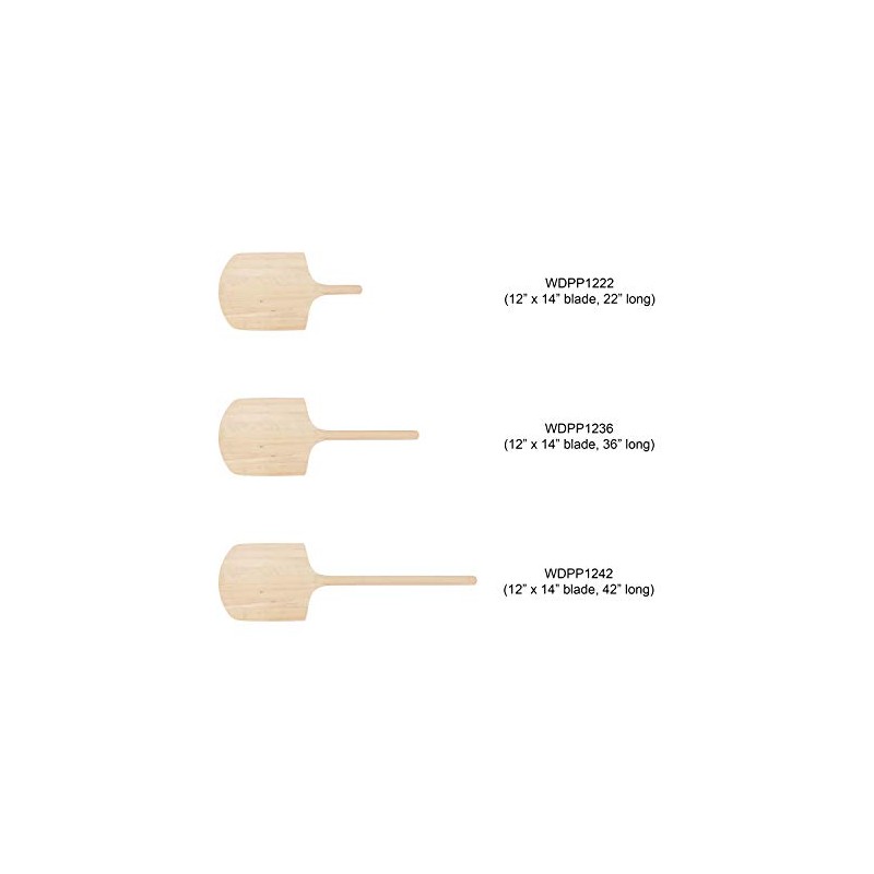 Thunder Group WDPP1242 Pizza Peel, 42" Long, 12" x 14"
