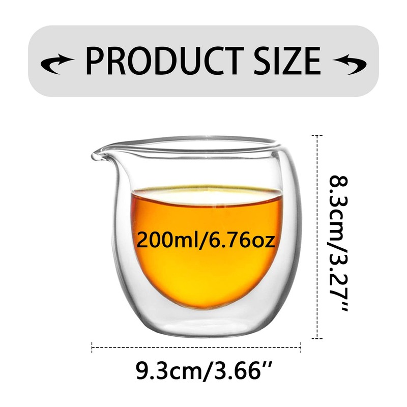 Mozentea China Gongfu Tea Jug Cha Hai Tea Cup TGD01