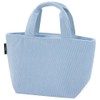 Skater KCOB2-A Corduroy Fabric, Cold Insulation, Lunch Bag, 11.8 x