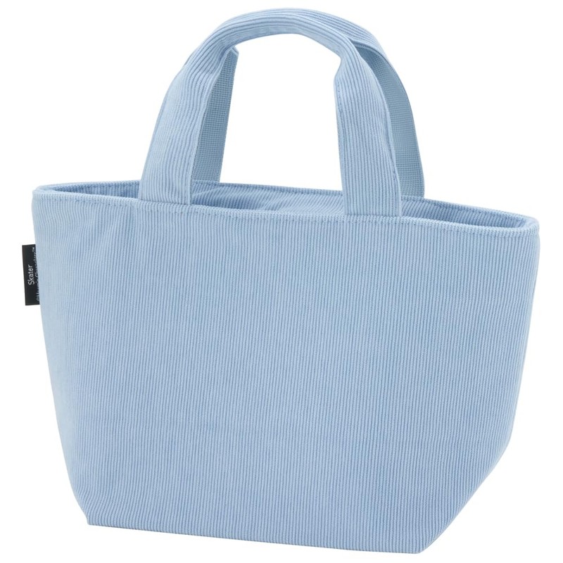 Skater KCOB2-A Corduroy Fabric, Cold Insulation, Lunch Bag, 11.8 x