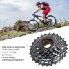 7 Speed Freewheel 13‑28T Bike Threaded Flywheel Silver Steel Bike
