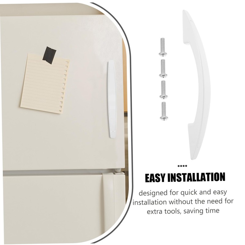 NOLITOY Freezer Door Handle: Anti-Slip Grip Refrigerator Handle Hardware Heavy