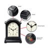Infinity Instruments Miniature Grandfather Clock for Mantle, Vintage Tabletop Clock