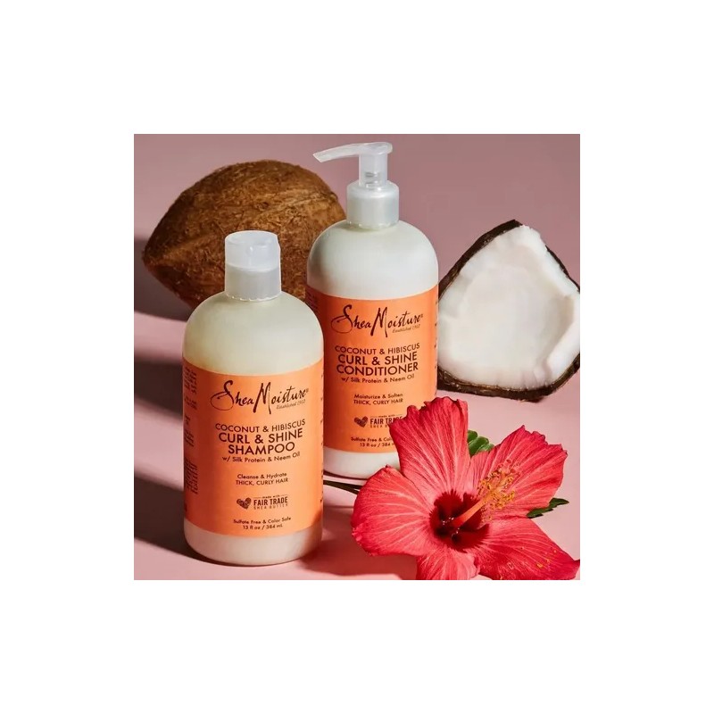 Shea Moisture Shampoo Y Acondicionador · Coconut Hibiscus