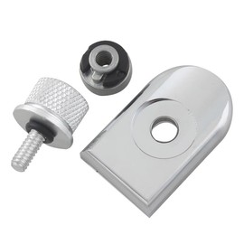 YCeru CNC Aluminum Steel Seat Bolt Screw for Harley Davidson Accessories 1996-2023(Silver 3 pcs Kit)