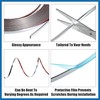 A ABSOPRO Car Door Edge Guards Strip 6mm Wide 16.4ft