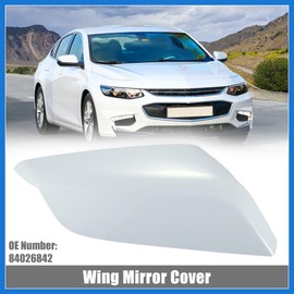 VekAuto White Right Side Car Side Door Wing Mirror Cover Rear View Mirror Cap for Chevy Malibu 2016-2019 No.84026842 Auto Accessories