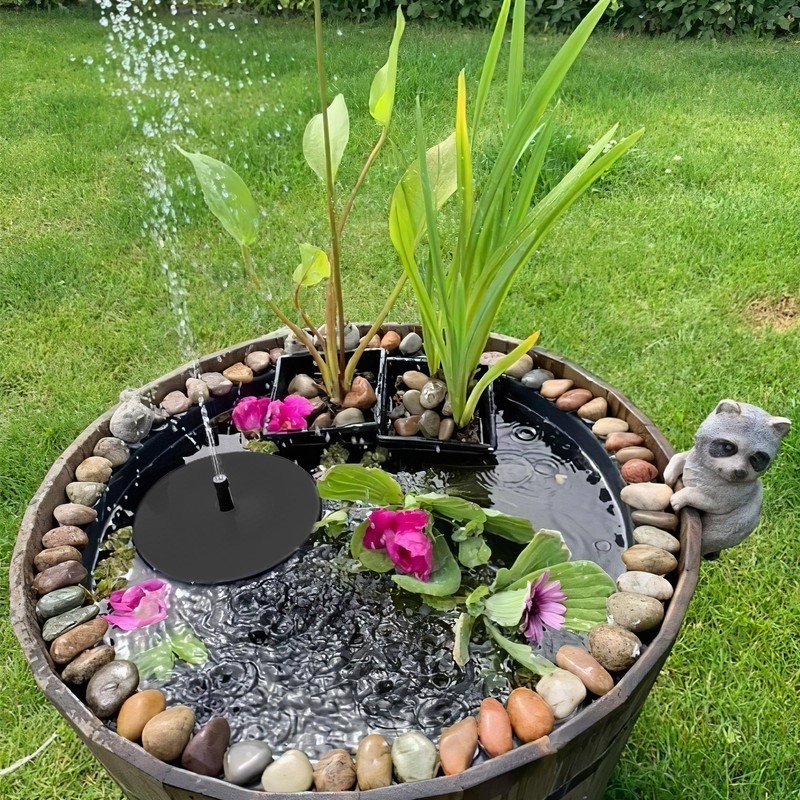 Biling 5.5W Solar Fountain for Bird Bath, DIY Solar Water