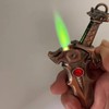 DKLIMA Cool Stuff Dragons Swords Metal Custom Lighter, Unique Gifts