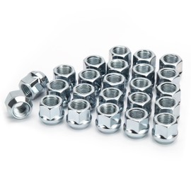 KSP M14X1.5 Open End Acorn Bulge Wheel Lug Nuts, Zinc Finish,3/4"（19mm） Hex 0.84”(21mm) Height Conical Seat 60 Degre for Truck/Tuner Aftermarket Rims Pack 24 pcs, 1 Year Support