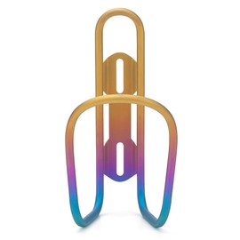 Titanium Bike Water Bottle Cage 32 grams Multicoloured