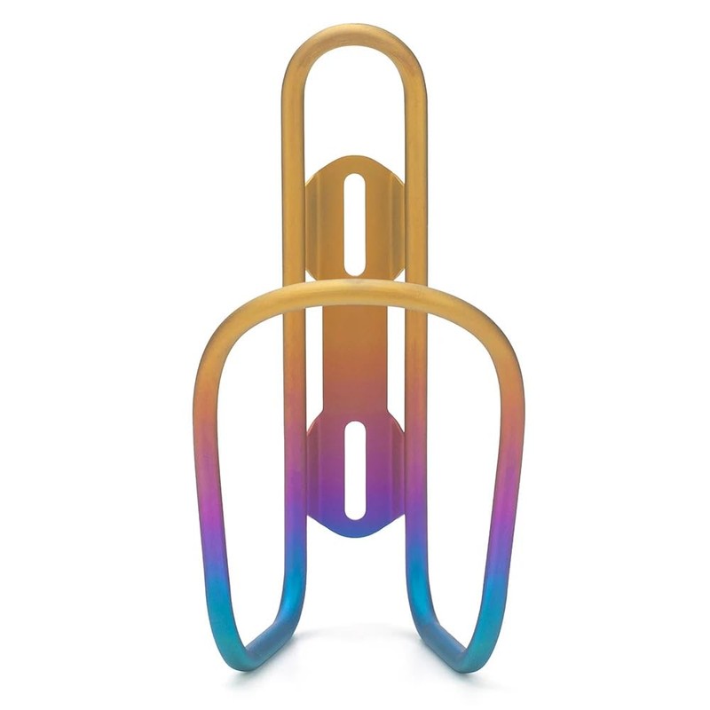 Titanium Bike Water Bottle Cage 32 grams Multicoloured