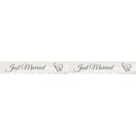 Just Married Decorative Marking Tape 15 Meter