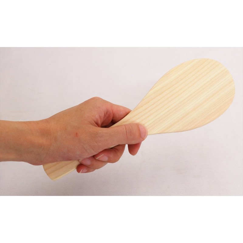 Ichihara Woodworking 4971421113135 Wooden Rice Spoon, Wood, Cypress, Large, 8.5