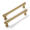 khtumeware 10 Pack 5-1/16 Inch Champagne Bronze Cabinet Pulls Heavy