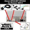 Xtenzi Car Audio 4 Pcs Cable Set XT3324 Mic RCA