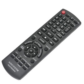 Beyution N2QAYB000640 Replaced Remote Control Fit for Panasonic Audio System SC-PMX5 SC-PM500 SC-PM500DB SC-PMX5DB SA-PMX5DB SB-PMX5 SC-HC25 SA-HC25 SA-PM500 SB-PM500 SA-PM500DB SC-AKX14