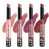 Lip Stick Set - Velvety Matte Gloss,Waterproof Lightweight Hydrating 4X