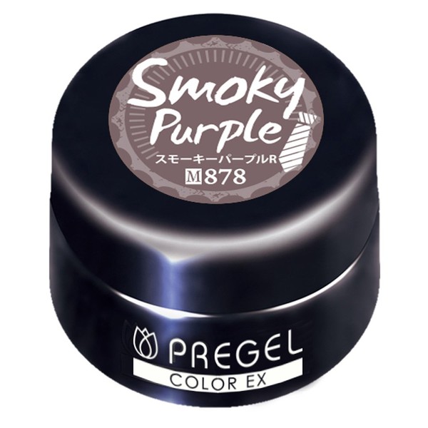 PRE GEL Color EX Smokey Purple R878 3g UV/LED Compatible