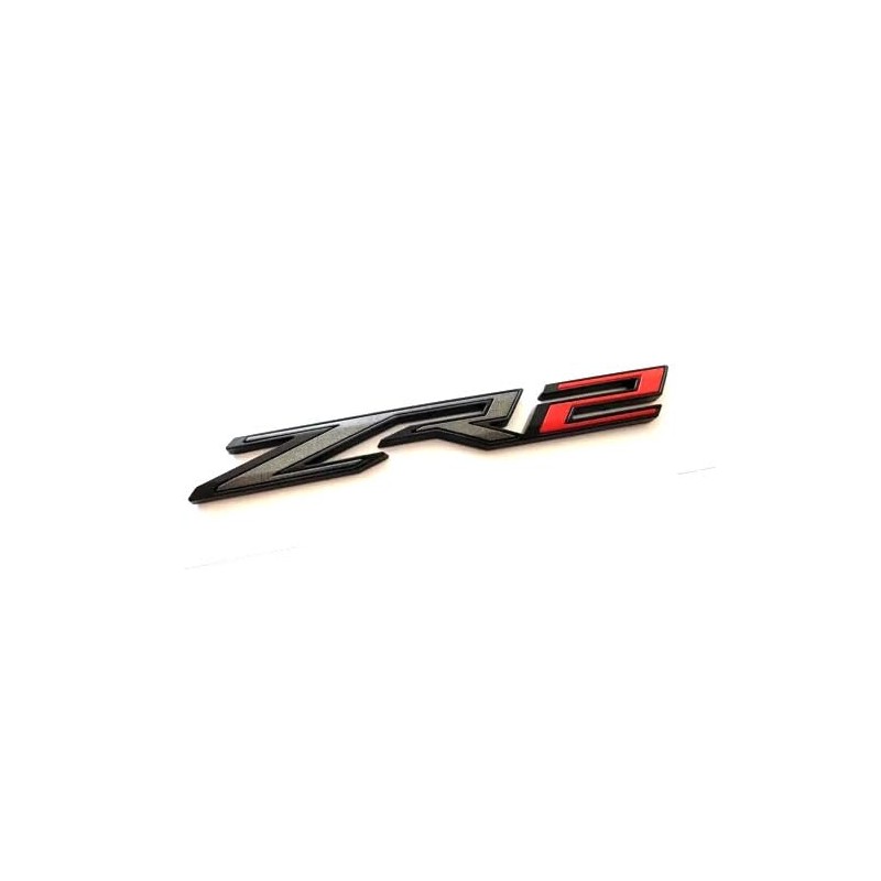 2Pcs Rear Tailgate ZR2 Emblems Truck Badge Sticker Compatible with