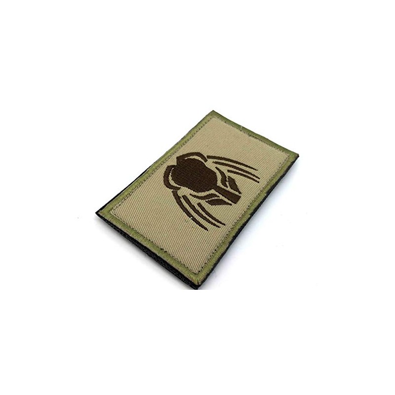 Patch Nation Predator Brown Embroidered Airsoft Velcro Patches