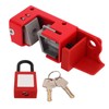 Circuit Breaker Lock Set Aluminum Alloy Anti Corrosion Electrical Safety