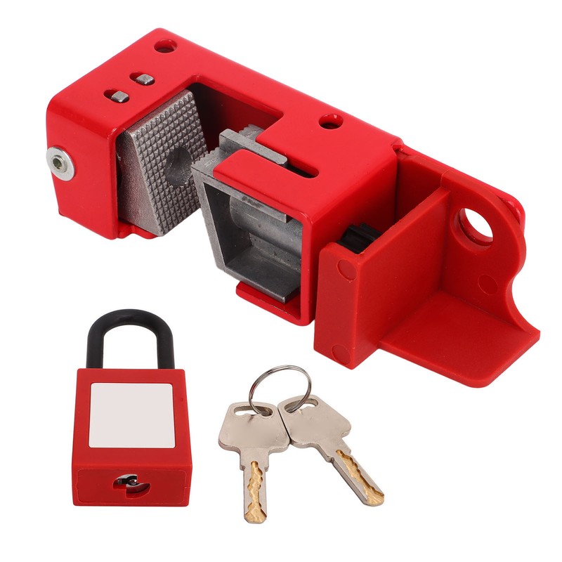 Circuit Breaker Lock Set Aluminum Alloy Anti Corrosion Electrical Safety