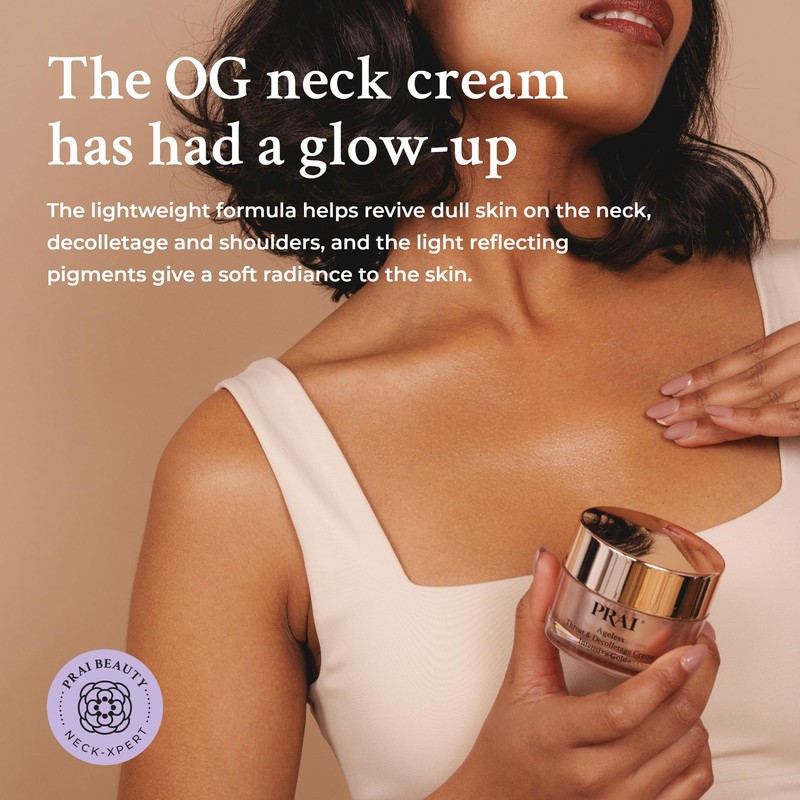 PRAI Ageless Throat & Decolletage Intensive Gold Creme 30ml -