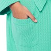 Fruit of the Loom Girl's Classic Waffle Robe, Waterfall Green,