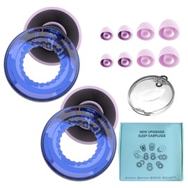 Kids Ear Plugs,Noise Reducing Ear Plugs, Sleeping Ear Plugs Noise Cancelling,8 Ear Tips in XS/S/M/L Earplugs for Home, School, Reusable Sleep Earplugs Relieve Stress in Children