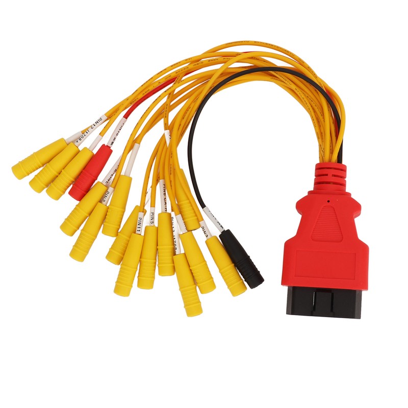 16 Pin Jumper Cable Safe Connection Female OBD Connector Diagnostic