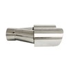 NETAMI 2.5"Inlet to 3.5"Outlet Dual Exhaust Tip Stainless Steel Polish
