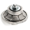 B10 3/8 Inch Grinding Roughing & Cutting Material, Half Bullnose