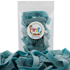 FirstChoiceCandy Sour Strip Belts (Cintaroos) (1.5 Pound (Pack of 1), Blue-Raspberry)