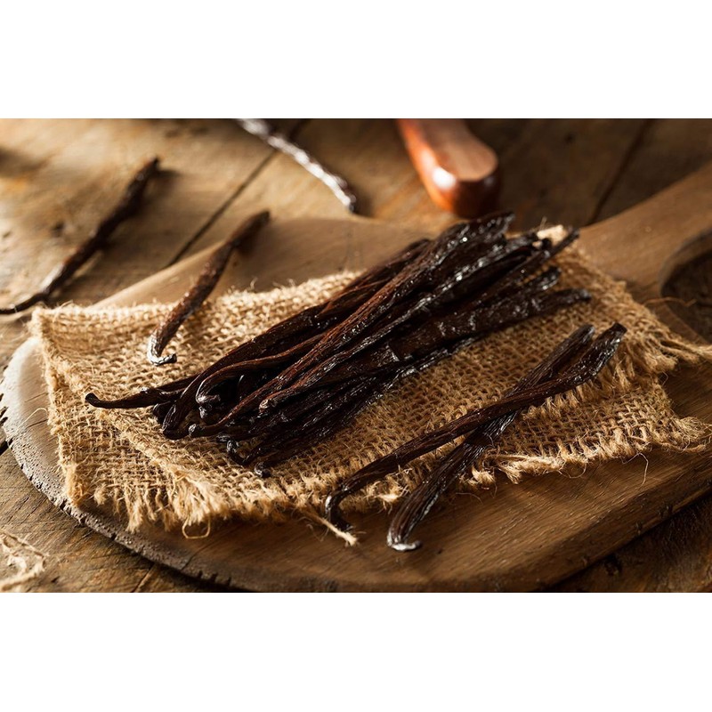 Gourmet 25 ORGANIC Madagascar Gourmet Vanilla Beans Grade A, Whole