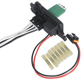BINWUHI HVAC Fan Blower Motor Resistor Kit with Harness Compatible with The Following Models: 2002-2009 Chevy Trailblazer GMC Envoy, 2004-2007 Buick Rainier, 02-06 GMC Envoy XL, 03-08 Isuzu Ascender