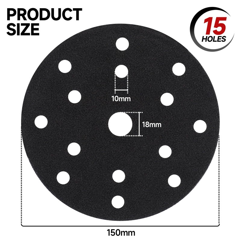 Shineboc Pack of 2 Sanding Disc Protectors Diameter 150 mm