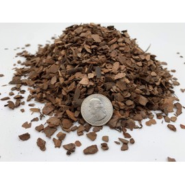 Pine Bark Fines for Bonsai, Orchids and Other Potted Plant Soil mixes. 1/4" Particle Size, 2 Quart resalable Bag by The Bonsai Supply