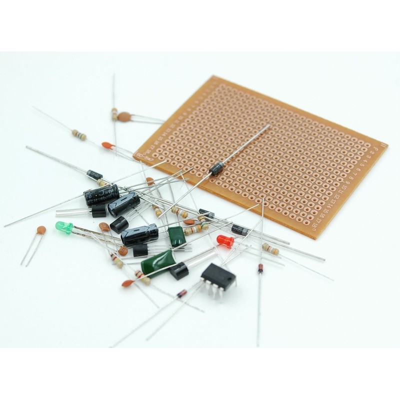 Board Soldered Practice Kit Parts with Set of 10 as