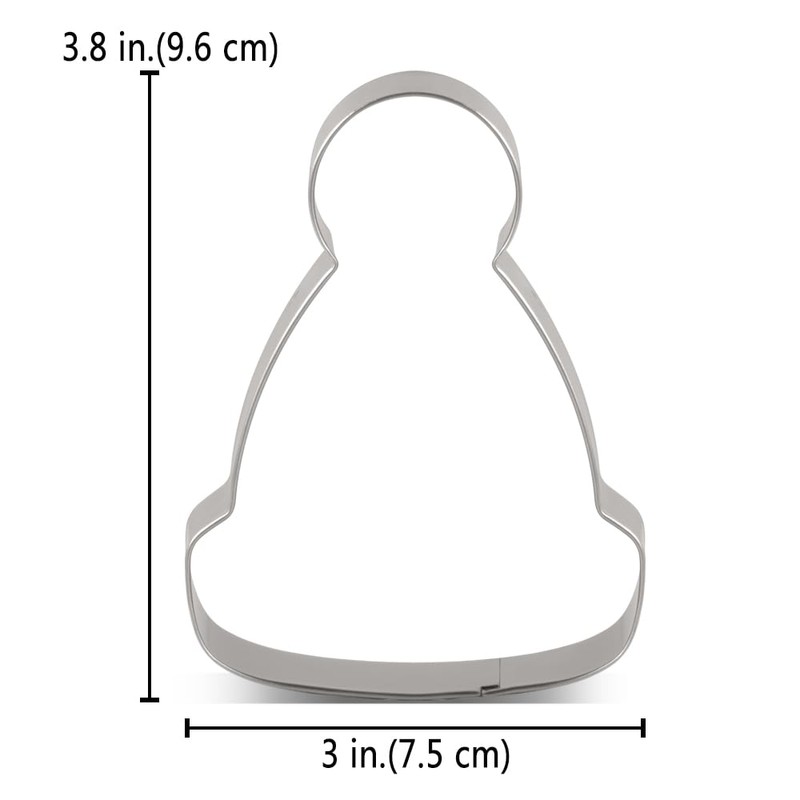 LILIAO Christmas Winter Hat Cookie Cutter - 3 x 3.8