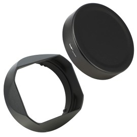 Haoge Bayonet Square Metal Lens Hood Shade with Cap for Sony FE 24mm F2.8 G,FE 40mm F2.5 G,FE50mm F2.5 G Prime Lens