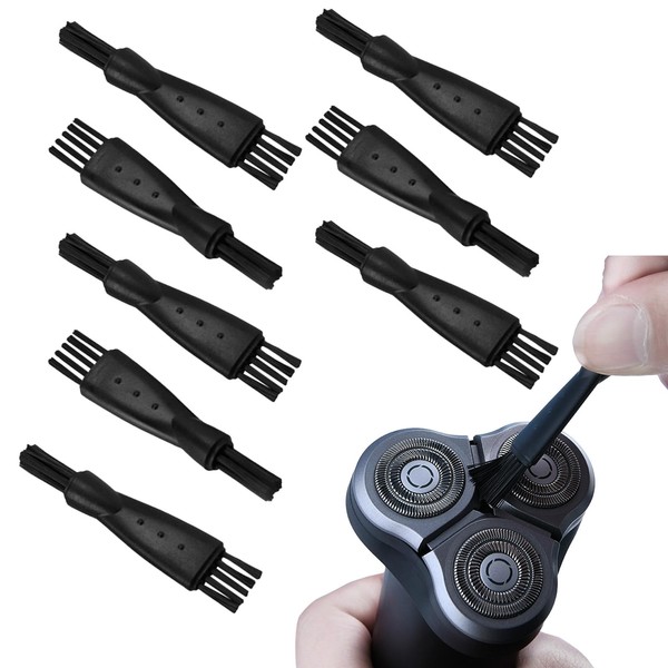 Haikole Electric Razor Cleaning Brush,10pcs Electric Razor Brush,Black Shaver Brush