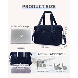 CEI-CEI Diaper Bag Tote Neoprene Waterproof Large Travel Baby Bags for Mom and Dad with Pacifier Case and Changing Pad Maternity Hospital Totes with Stroller Straps and Insulated Pockets (Blue)