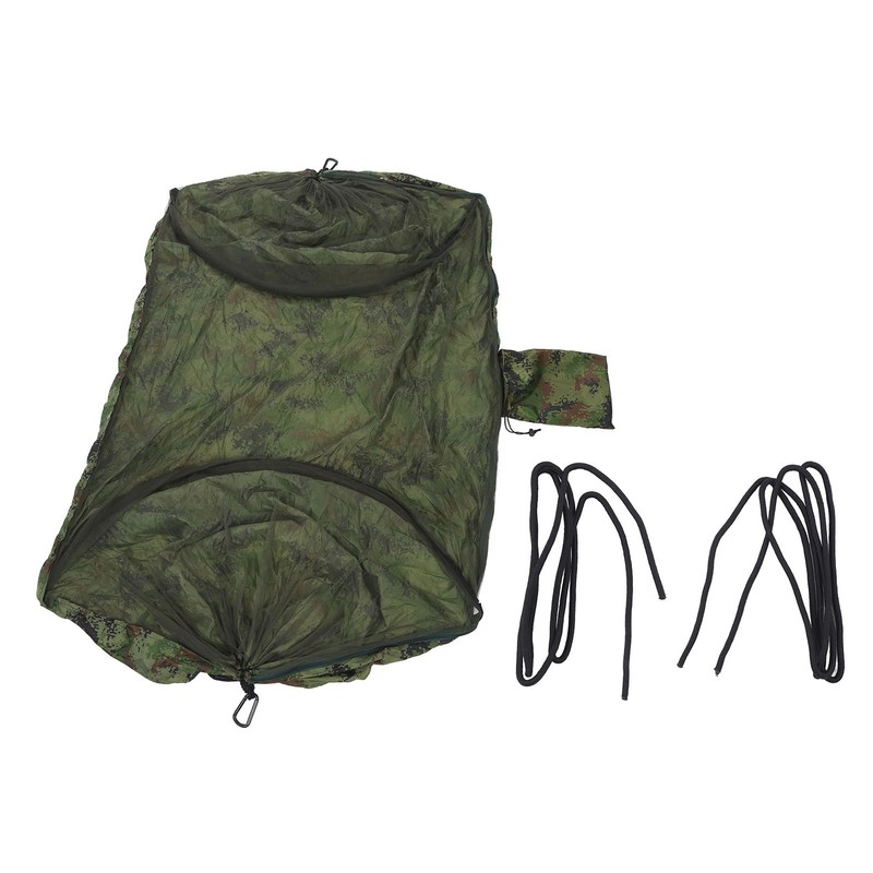 Camping Hammock 2 Persons 440lb Capacity Camo Color Bed Net