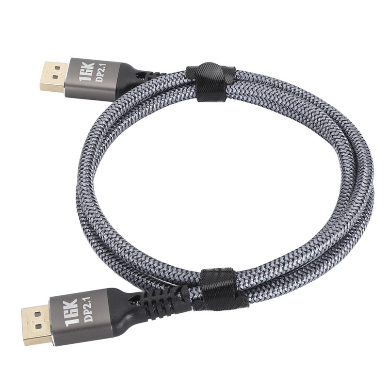 DisplayPort 2.1 Cable 16K 30Hz 40Gbps 3D Dynamic HDR Male