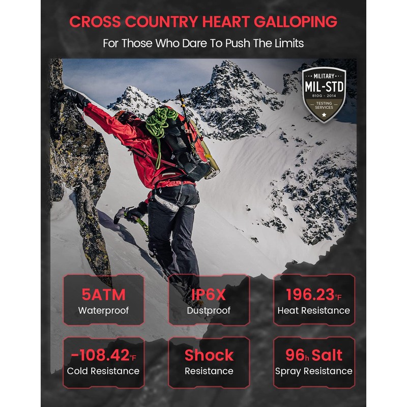 SICBCGB Men's Smart Watch, Digital Smartwatch