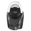 Aker Leather 506 Handcuff Case, Open Top, Black, Basketweave